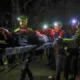 Korban kereta gantung jatuh ke jurang pada Kamis (17/4/2025) di dekat Naples, Italia. (AP/Salvatore Saporta)