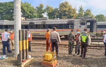 Pelaku Pembakaran Gerbong KA di Stasiun Tugu Yogyakarta Punya Rekam Jejak Negatif