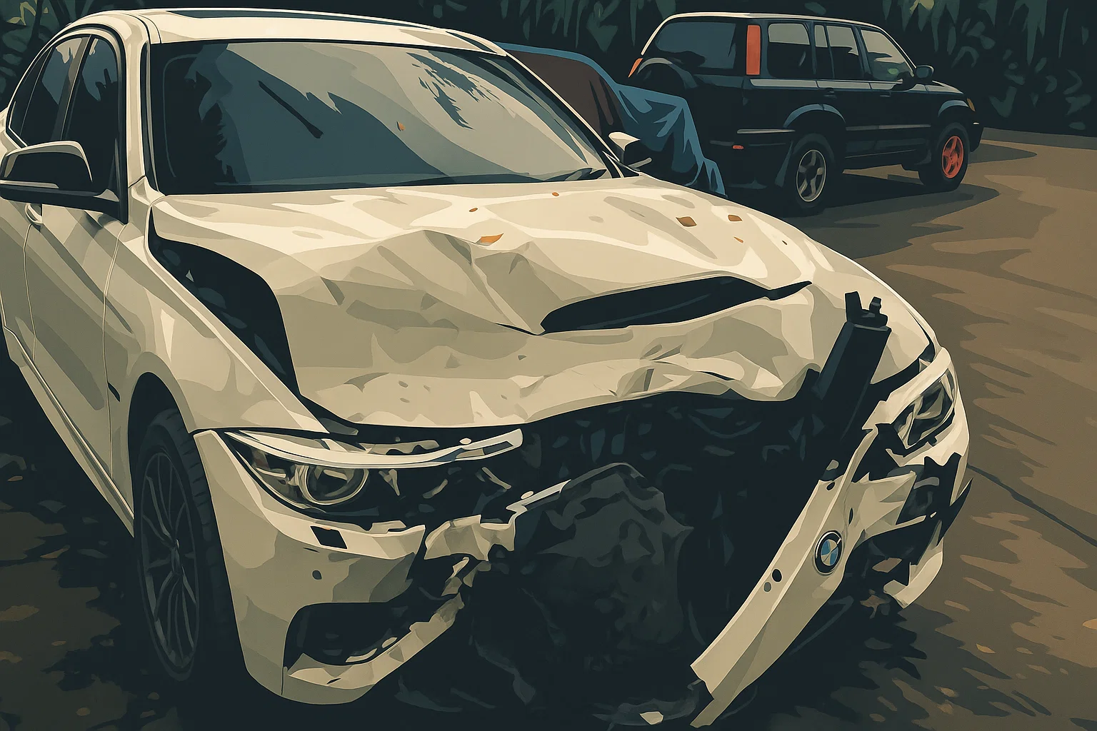 Ilustrasi - Mobil BMW yang dikemudikan oleh CPP (21), penabrak mahasiswa UGM hingga tewas.