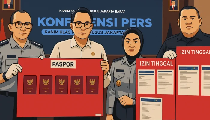 Imigrasi Jakarta Barat Amankan 5 WNA Tiongkok, Diduga Terlibat Sindikat Pengantin Pesanan