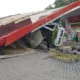 Image Credit Istimewa - Truk Tronton Rem Blong, Tabrak SPBU di Ngawi.