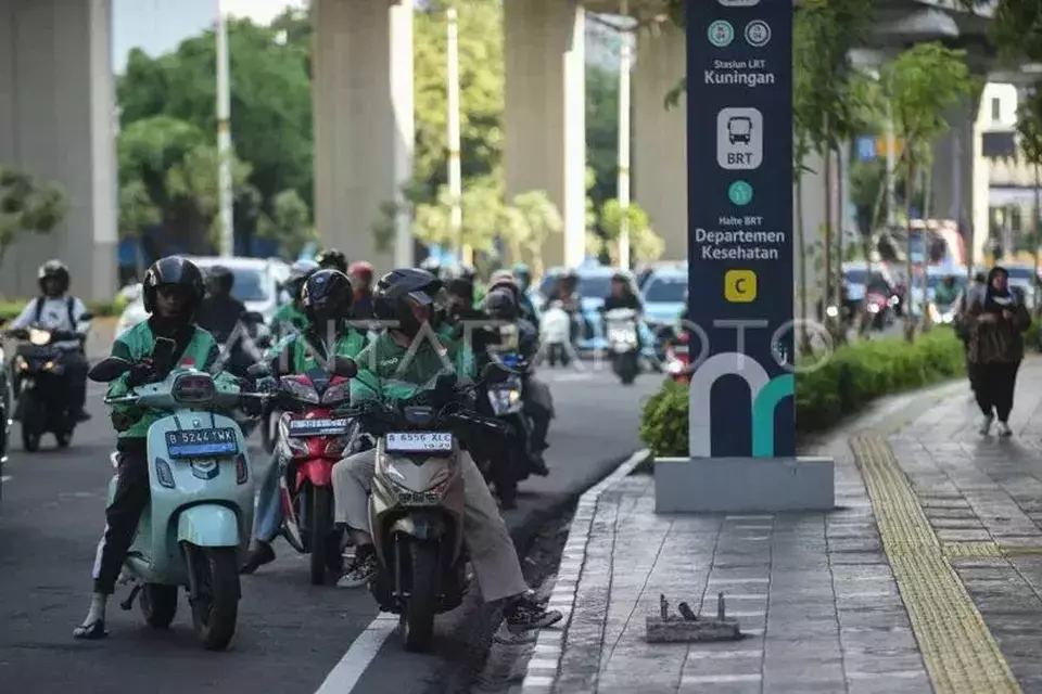 Ribuan driver ojol akan matikan aplikasi dan melakukan demo pada 20 Mei 2025. (Dok.Antara))