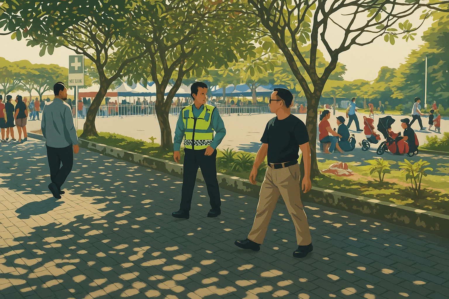 Ilustrasi - Polres Cirebon Kota saat melakukan olah tempat kejadian perkara (TKP) kasus balita tewas ditabrak minibus yang dikendarai perempuan tanpa SIM.