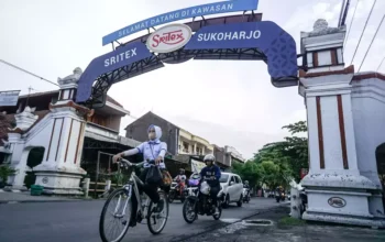 Kawasan Sritex di Sukoharjo, Jawa Tengah. (Antara/Mohammad Ayudha)