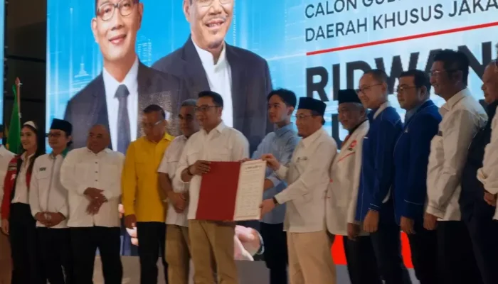 Ridwan Kamil dan Suswono Dideklarasikan sebagai Calon Gubernur dan Wakil Gubernur Jakarta 2024 oleh 12 Partai Politik