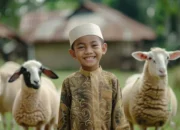 Ilustrasi Idul Adha.(AI Generate/Freepik)