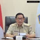 Gubernur Daerah Khusus Jakarta (DKJ) Pramono Anung bicara soal berbagai macam tantangan perkotaan yang akan selalu berkaitan dengan bencana banjir d Jakarta. (Liputan6/Arviola Marchsyalina Syurgandari)