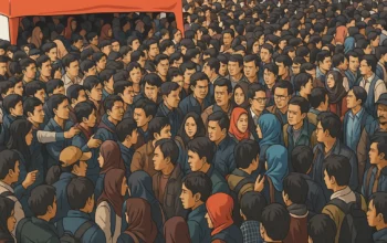 Ilustrasi - Job fair yang diselenggarakan Pemerintah Kabupaten (Pemkab) Bekasi di President University Convention Center, Jababeka, Cikarang Utara, Selasa, 27 Mei 2025.