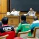 Gubernur Jawa Tengah Ahmad Luthfi menemui serikat pekerja saat peringatan Hari Buruh, Kamis 1 Mei 2025. (Beritasatu/Widy Wicaksono)