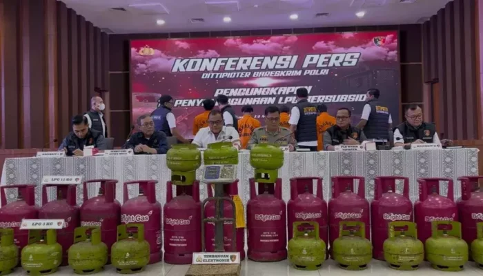 Bareskrim Polri Bongkar Kasus Penyalahgunaan LPG Bersubsidi, Keuntungan Pelaku Capai Rp 10 Miliar