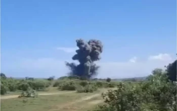 Fakta tragedi ledakan amunisi di Garut menewaskan 13 orang. (Antara/HO/Warga)