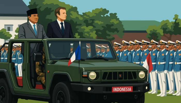 Prabowo dan Macron Tinjau Pasukan di Akmil Magelang, Indonesia Dapat Penghargaan Diplomatik Tinggi