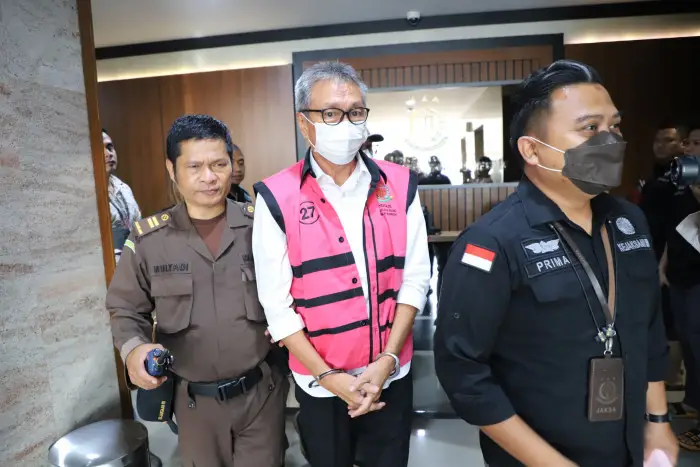 Image Credit Siti Yona Hukmana/Medcom - Kejagung menetapkan 1 tersangka dalam kasus dugaan tindak pidana korupsi proyek pembangunan jalur kereta api Besitang-Langsa.
