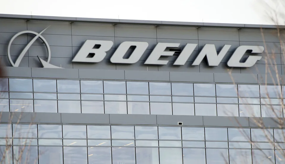 Logo Boeing. (AFP)