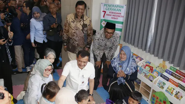 Gubernur Jateng, Ahmad Luthfi saat peresmian daycare dan rumah perlindungan pekerja perempuan di Kawasan Industri Terpadu Batang (KITB), Kamis (1/5/2025). (Istimewa)