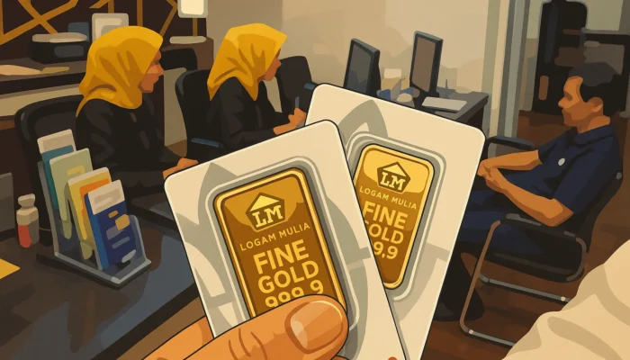Harga Emas Antam Turun Rp 11.000, Kini Dibanderol Rp 1,919 Juta per Gram