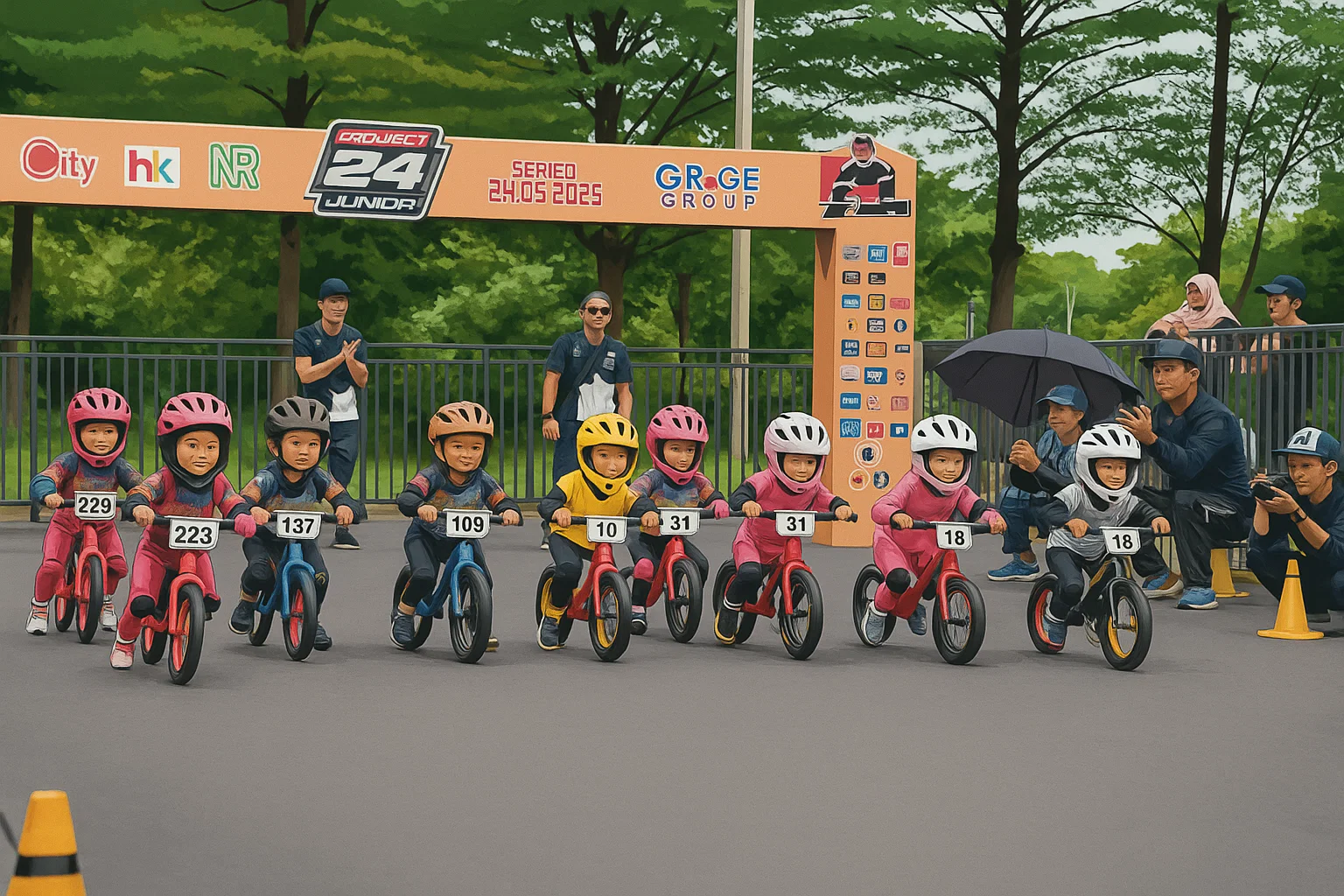Ilustrasi - Ratusan Riders Adu Cepat di Grage Macan Ireng Race Pushbike.