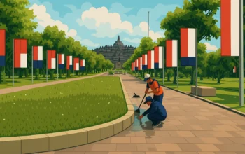 Ilustrasi - Candi Borobudur di Kabupaten Magelang, Jawa Tengah, tampak semakin cantik menjelang kunjungan kenegaraan Presiden Prabowo Subianto dan Presiden Prancis Emmanuel Macron, yang dijadwalkan tiba pada Kamis, 29 Mei 2025.