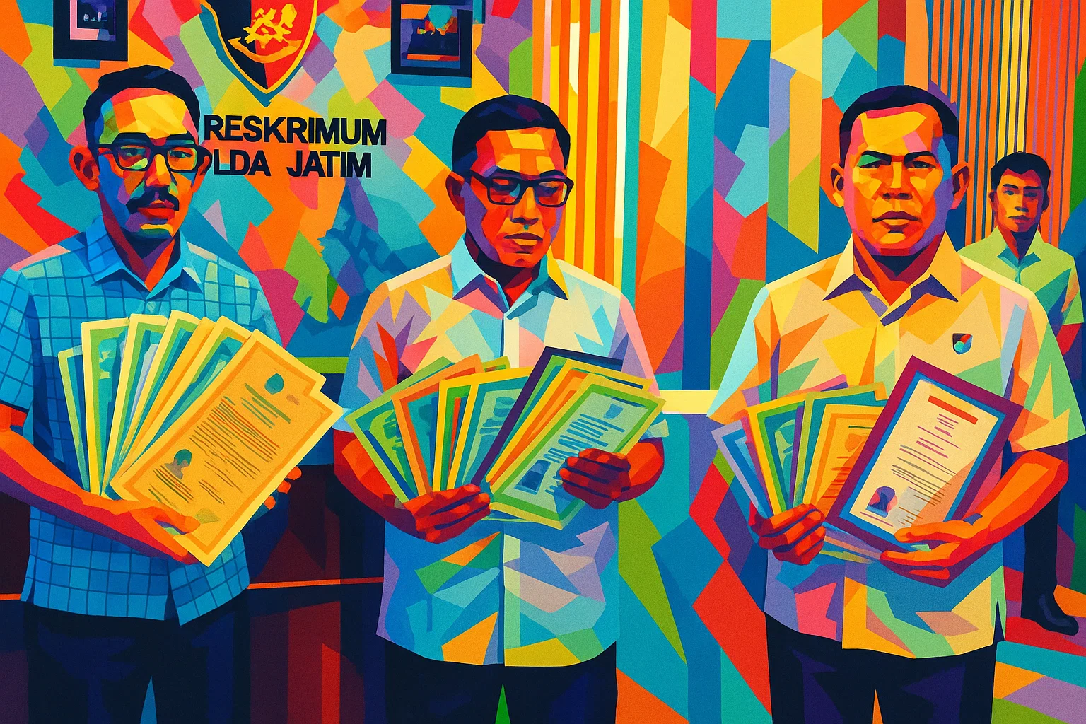 Ilustrasi - Polisi menyita sebanyak 108 ijazah milik para mantan karyawan dalam kasus penggelapan Jan Hwa Diana, pemilik UD Sentoso Seal.