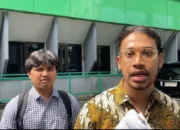 Maruf Bajammal, kuasa hukum MAS (15), remaja yang membunuh ayah dan neneknya di rumahnya di kawasan Lebak Bulus, Jakarta Selatan. (Merdeka/Nur Habibie)
