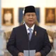 Presiden Prabowo Subianto. Dia mengucapkan selamat Hari Raya Waisak 2025, (Arief)
