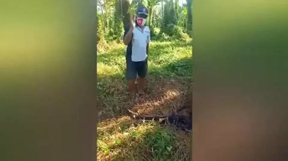 Image Credit Istimewa - Lokasi penemuan mayat dalam kondisi hangus tinggal kerangka di Desa Sukojati, Kecamatan Blimbingsari, Banyuwangi, Sabtu, 14 September 2024.