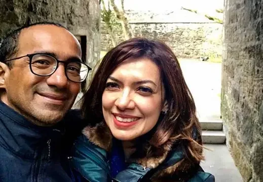 Ibrahim Sjarief Assegaf dan Nazwa Shihab.(Instagram/najwashihab)