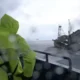Petugas PSDKP dan Bakamla saat melakukan pengejaran terhadap dua kapal asing milik Vietnam di perairan Natuna, Kepulauan Riau. (Beritasatu/Febry Andrean Amoga)