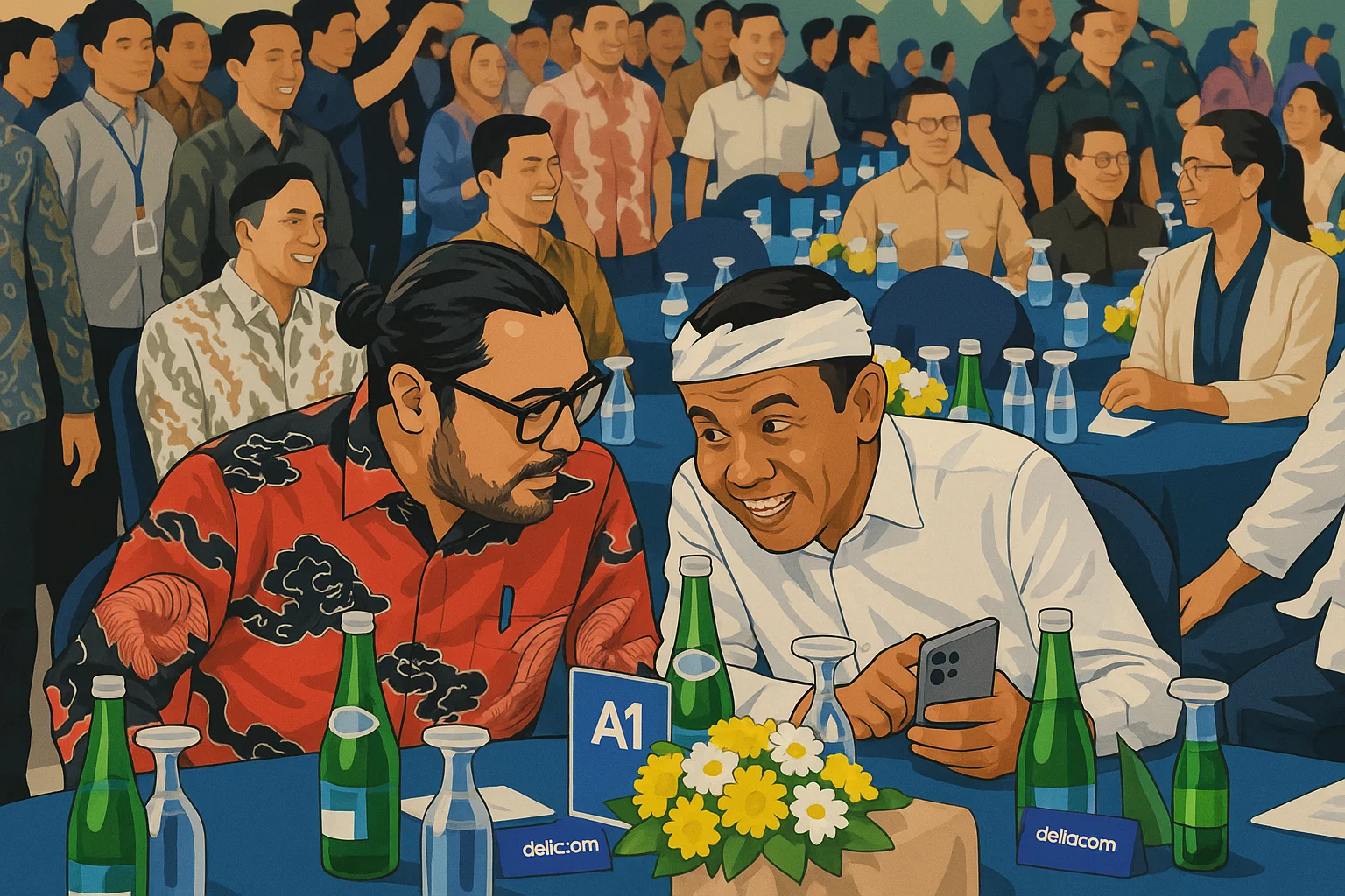 Ilustrasi - Gubernur Jawa Barat (Jabar) Dedi Mulyadi dan Wakil Ketua DPRD Jabar Ono Surono bertemu di BIJB Kertajati, Kabupaten Majalengka, Senin 19 Mei 2025.