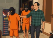 Ilustrasi - Pelaku penyiraman air keras terhadap ibu dan anak di Sukabumi, Jawa Barat, ditangkap polisi.
