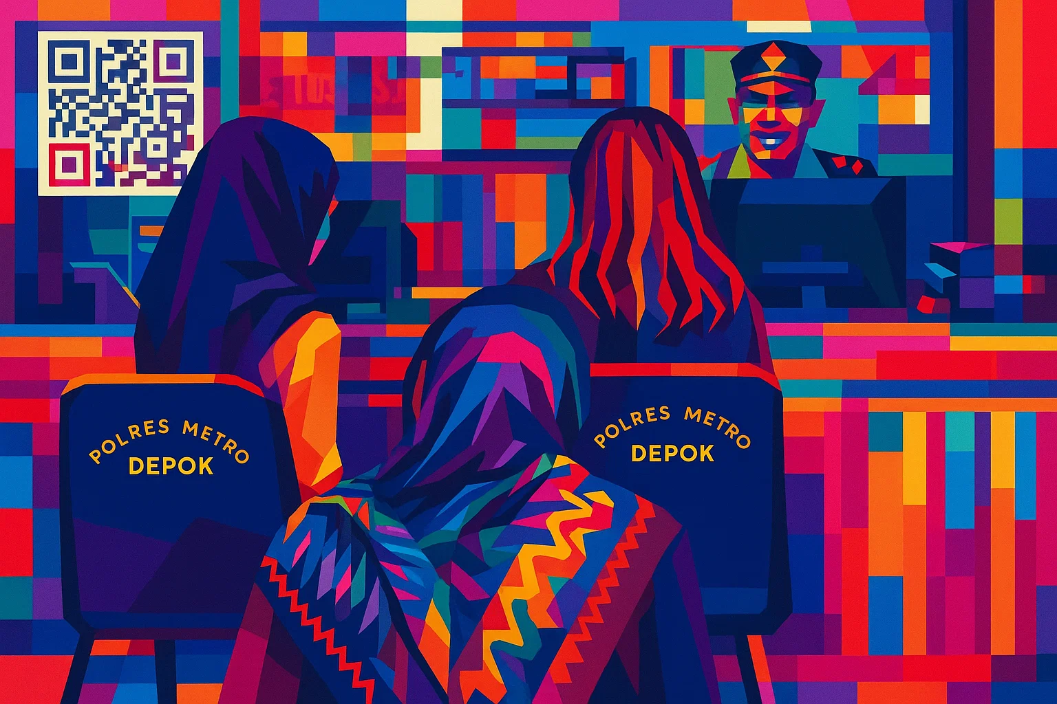 Ilustrasi. LS, ibu dari salah satu korban, melaporkan kasus pelecehan seksual oleh oknum guru SMPN 3 Depok ke Polres Metro Depok pada Kamis (22/5/2025). (Indonesiaupdates.com)