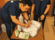 Ilustrasi - Delapan tersangka ditangkap oleh Polres Metro Bekasi setelah diketahui menggunakan tepung tapioka dan base jelly untuk memproduksi skincare palsu.