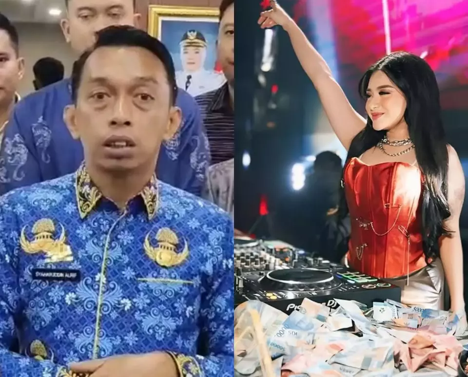 Bupati Sidrap Syaharuddin Alrif dan DJ Nathalie Holscher. (Istimewa)