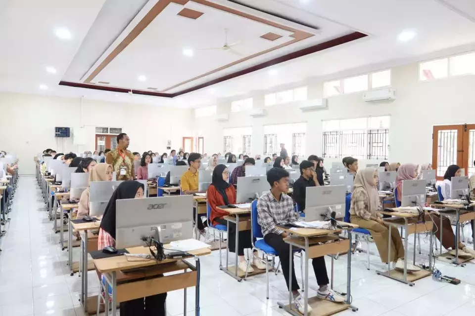 Ilustrasi peserta UTBK SNBT 2025. (Dok Universitas Jember/Istimewa)