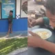 Image Credit SC/Istimewa - Kisah pilu bocah pengamen minta makan ke kantor Polisi. Video bocah bernama Rangga itu viral di media sosial.