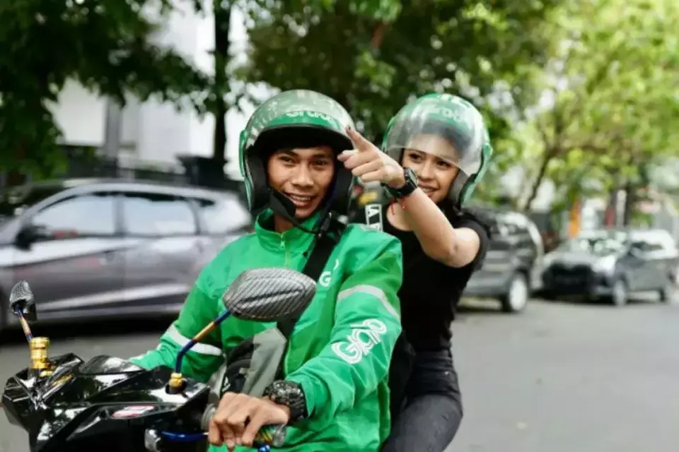 Image Credit Doc Antara - Tidak semua pengemudi Grab mendapatkan BHR. Grab memastikan bahwa BHR bukan THR.