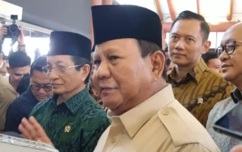 Presiden Prabowo Subianto resmikan terminal khusus haji dan umrah 2F Bandara Soetta, Minggu 4 Mei 2025. (Beritasatu/Maria Gabrielle Putrinda)