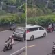 Image Credit Istimewa - Pemotor yang Ditendang Patwal di Puncak Ternyata Sempat Senggol Alphard.