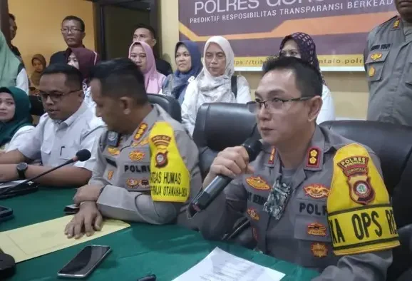 Imaghe Credit Apris Nawu/detikcom - Kapolres Gorontalo AKBP Deddy Herman.