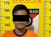 Muhammad Fikri (26) warga Dusun Kalibureng, Desa Sukosari, Kecamatan Gondanglegi, Kabupaten Malang, pelaku pembunuhan mahasiswa ditangkap polisi. (Dok.Humas Polres Malang)