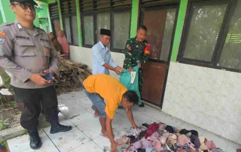 Warga Kabupaten Bojonegoro dihebohkan dengan temuan ratusan bra atau kutang yang berserakan di Bekas Gedung Sekolah pada Senin 19 Mei 2025.(Istimewa)