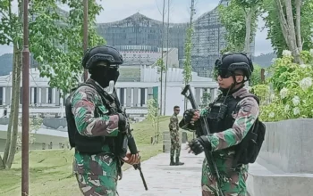 100 Prajurit Kodam VI/Mulawarman Disiagakan di Kota Nusantara, Jamin Keamanan Ibu Kota Baru