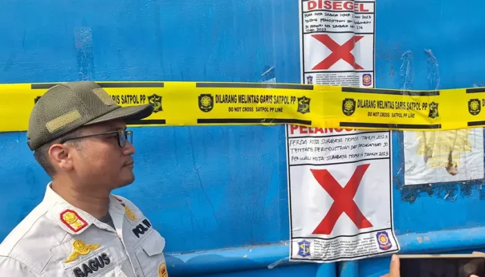 Gudang UD Sentoso Seal di Surabaya Kembali Disegel Setelah Diduga Beroperasi Tanpa Izin