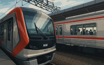 Ilustrasi - PT KAI Commuter resmi mengoperasikan sarana Kereta Rel Listrik (KRL) baru jenis CLI-125 atau KRL buatan China untuk melayani rute Bogor dan Cikarang.