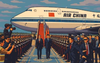 Ilustrasi - PM China Li Qiang (kiri) disambut oleh Menteri Investasi Rosan Perkasa Roeslani (kanan) setibanya di Pangkalan Udara TNI AU Halim Perdanakusuma, Jakarta, Sabtu 24 Mei 2025.