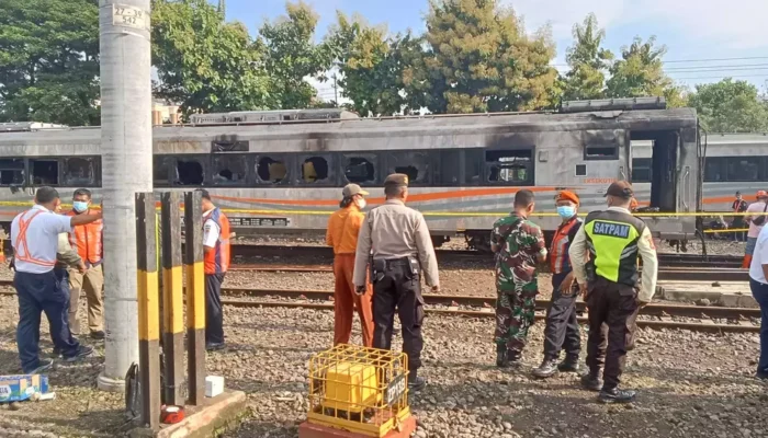 Pelaku Pembakaran Gerbong KA di Stasiun Tugu Yogyakarta Punya Rekam Jejak Negatif