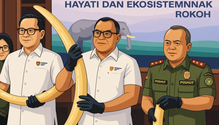 Bareskrim Polri Bongkar Perdagangan Gading Gajah Lewat TikTok dan Facebook, Empat Tersangka Diamankan