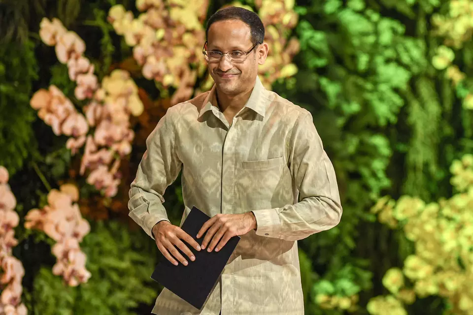 Nadiem Makarim. (© Antara/Muhammad Adimaja)