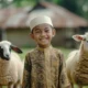 Ilustrasi Idul Adha.(AI Generate/Freepik)