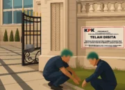 Ilustrasi - Rumah mewah di Surabaya yang disita KPK terkait kasus dugaan korupsi PT ASDP Indonesia Ferry (Persero) tahun 2019-2022.